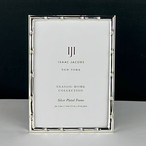 Isaac Jacobs - Silver plated frame 5”x7”. NWT